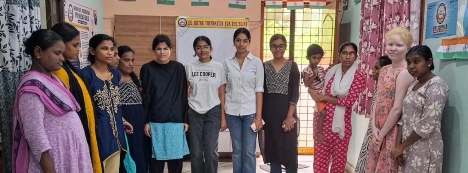 Visit at Sri Matha Home for Blind with Team