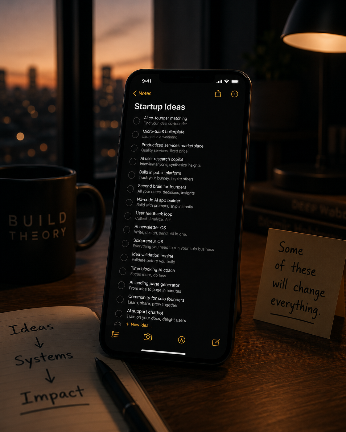 The Notes App Graveyard: Why Your Ideas Never Launch